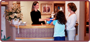 The real front desk at Hill Avenue Dental
